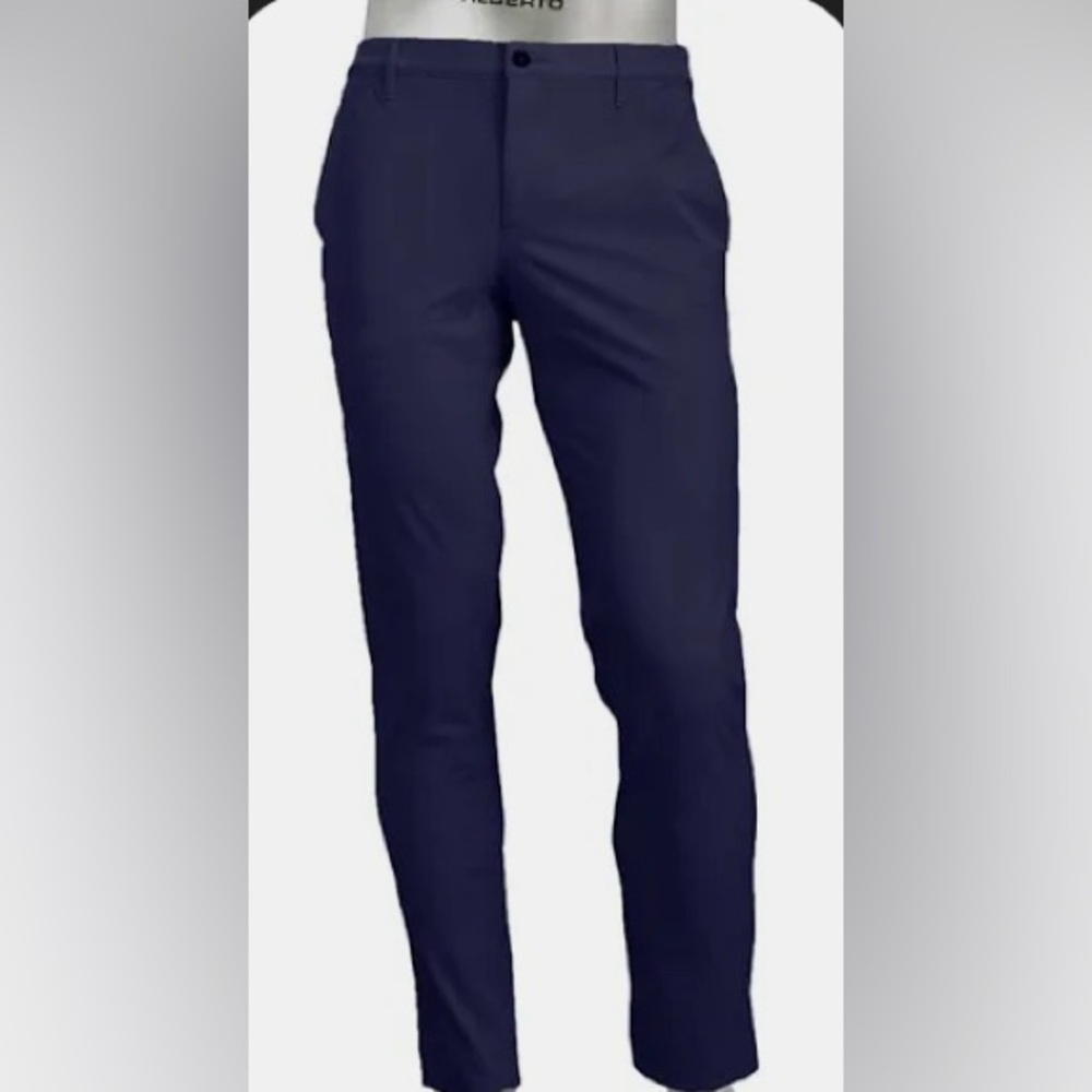 Alberto Premium Business Navy Blue Pants